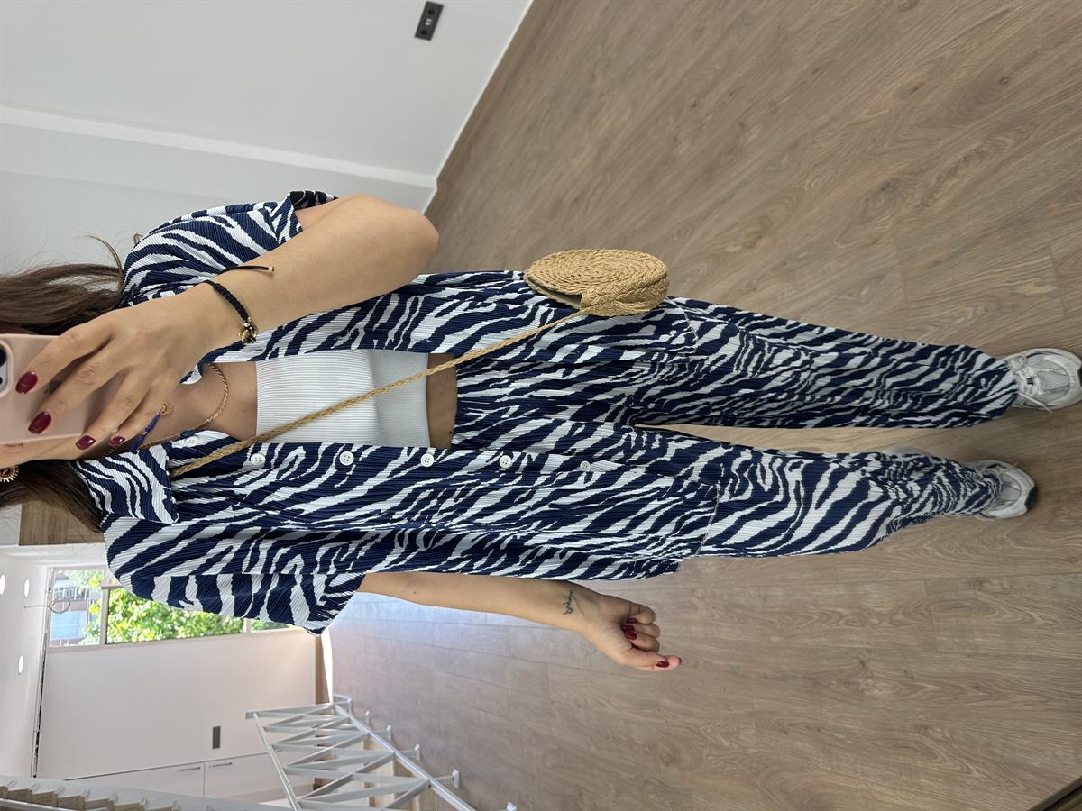 Gömlekli Piliseli Takım-Lacivert