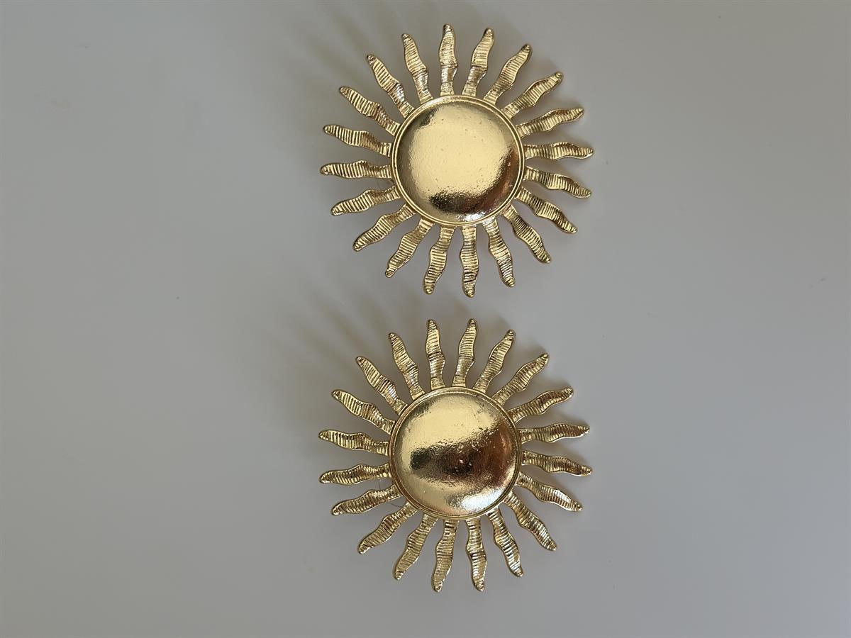 Güneş Tasarım Gold Küpe