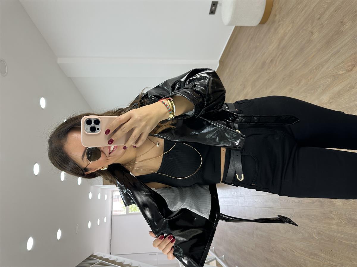 İçerisi Astarlı Tasarım Rugan Ceket