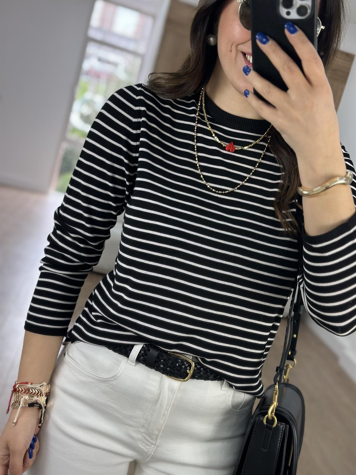 İnce Çizgili Merserize Triko