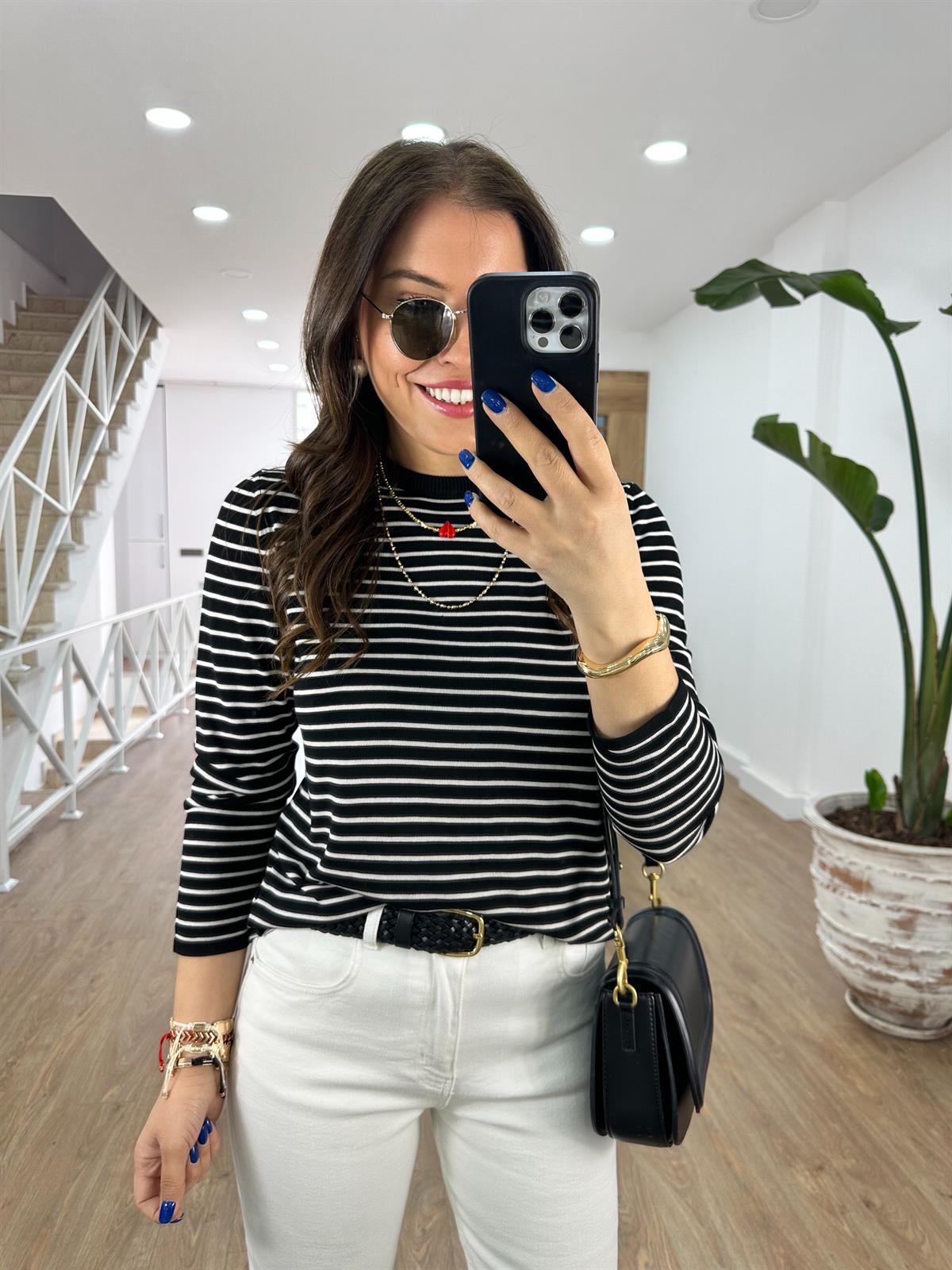 İnce Çizgili Merserize Triko