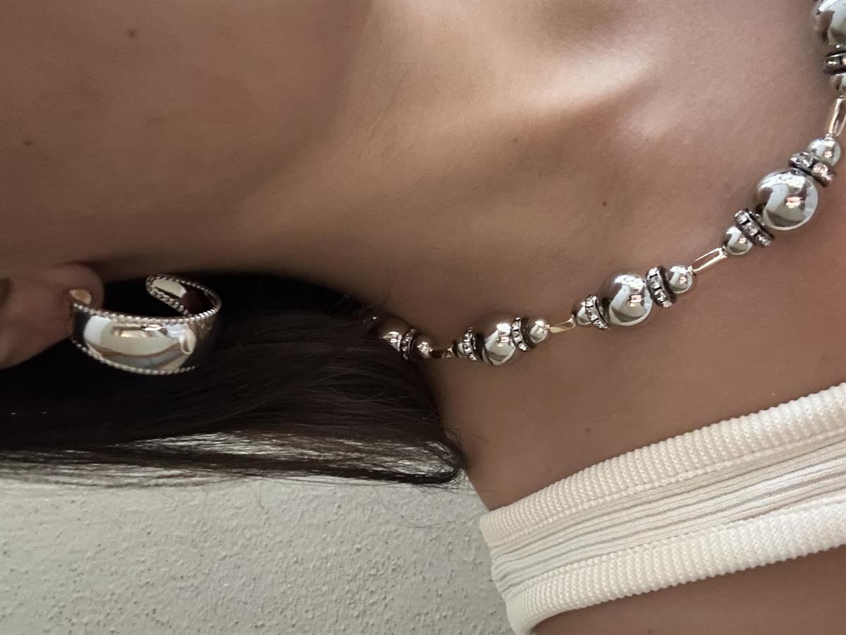 Kalın Halka Silver Küpe