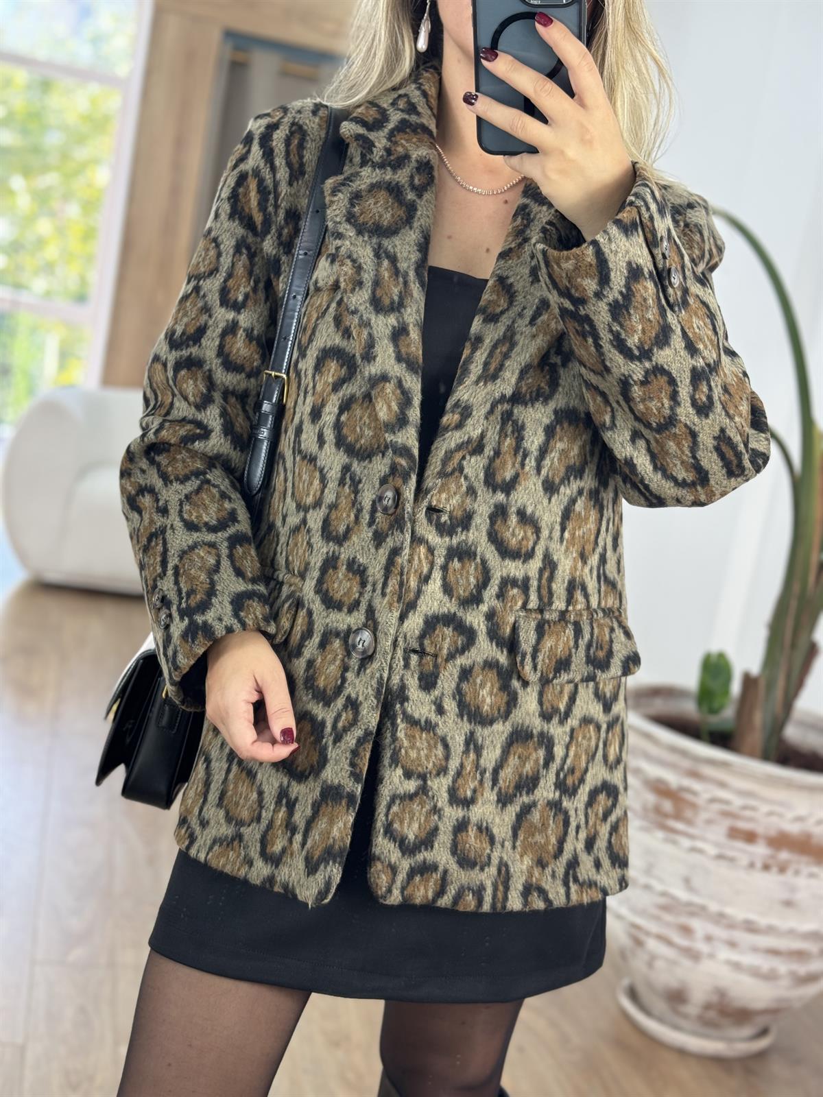 Marka Model Kaşe Blazer Ceket 