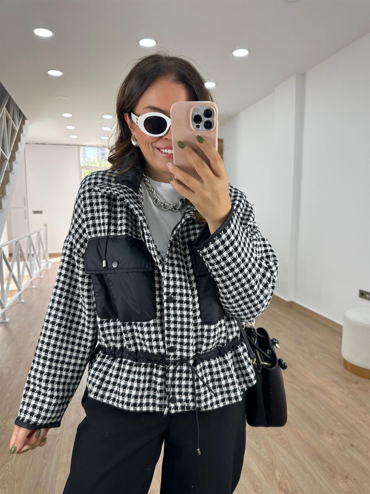 Kazayağı Desen Tasarım Ceket