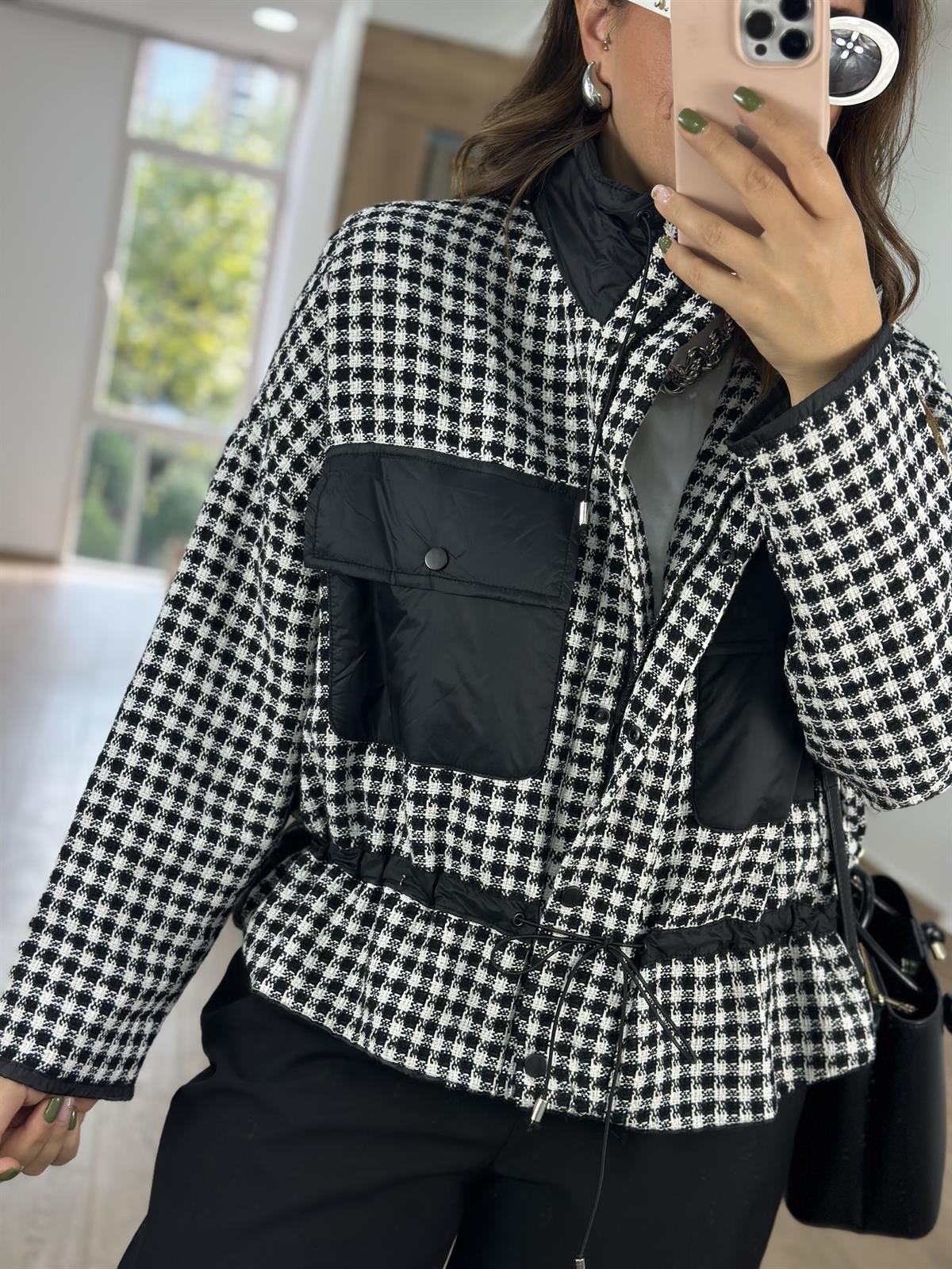 Kazayağı Desen Tasarım Ceket