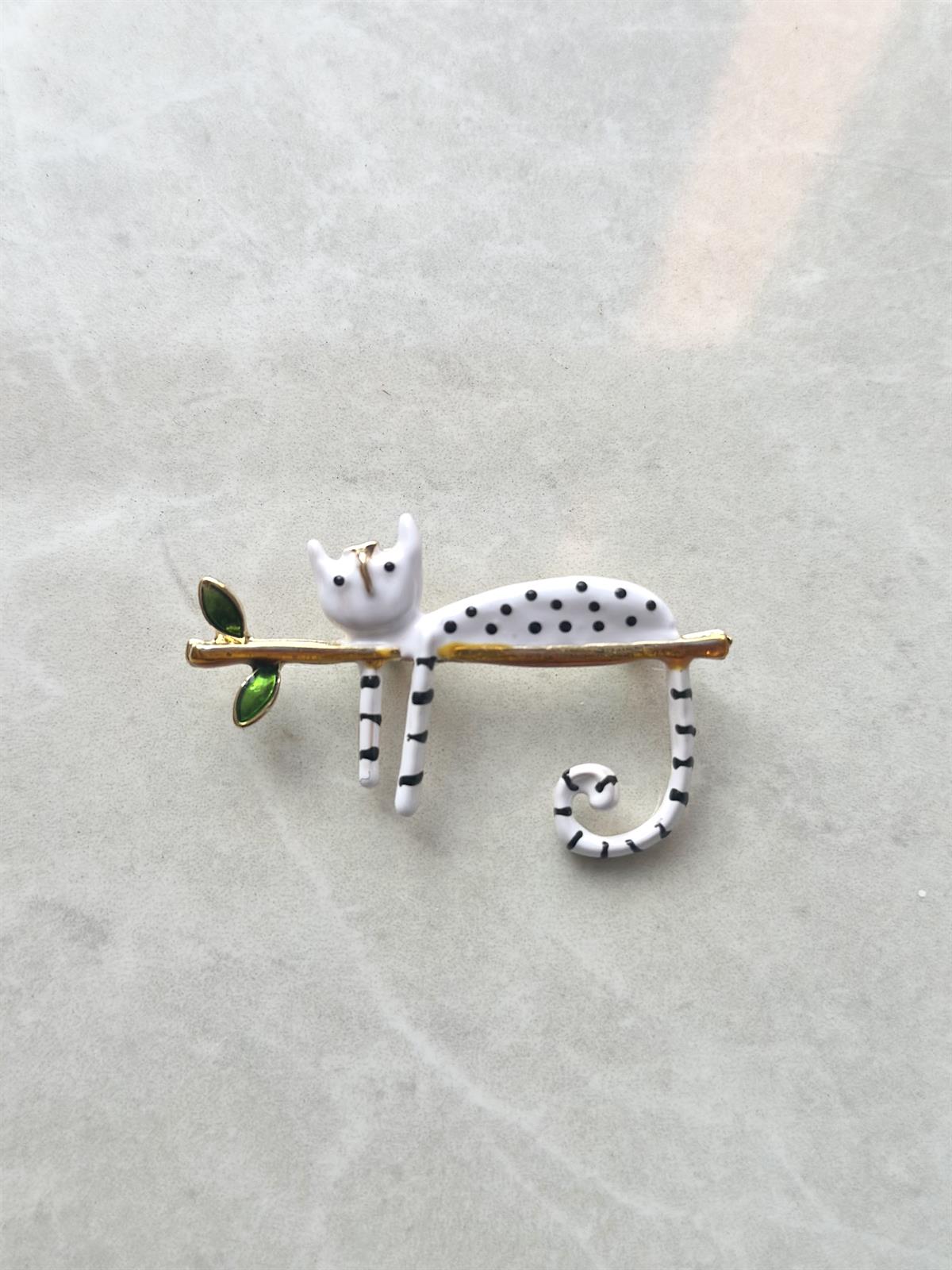 Kedi Tasarım Broş