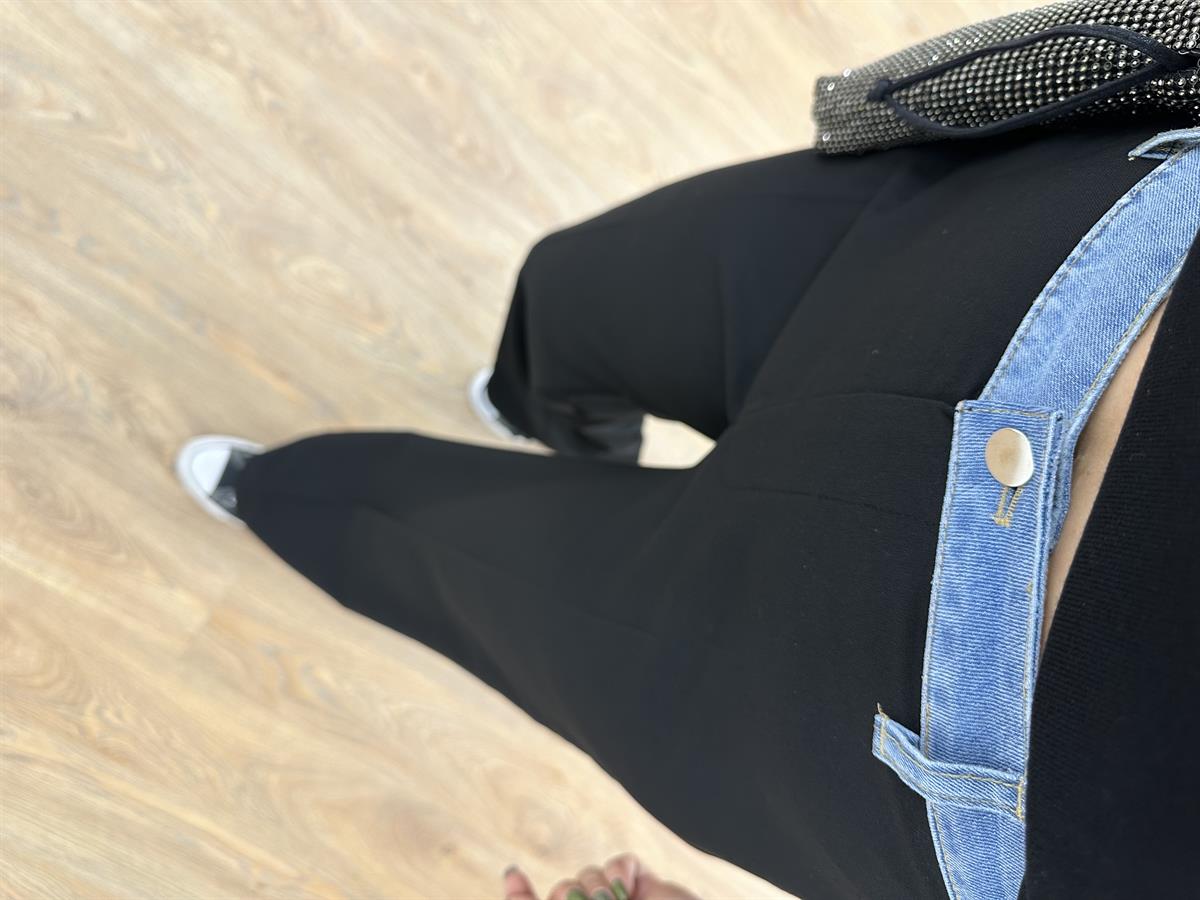 Kemer Detaylı Palazzo Pantolon