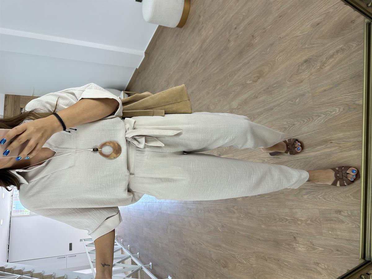 Kendinden Kolyeli Yarasa Kol Takım-Taş