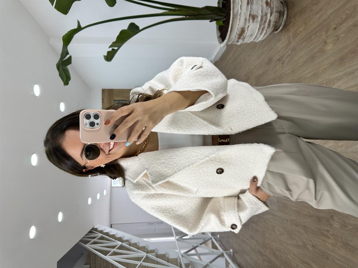 Kısa Buklet Kaban-Ekru