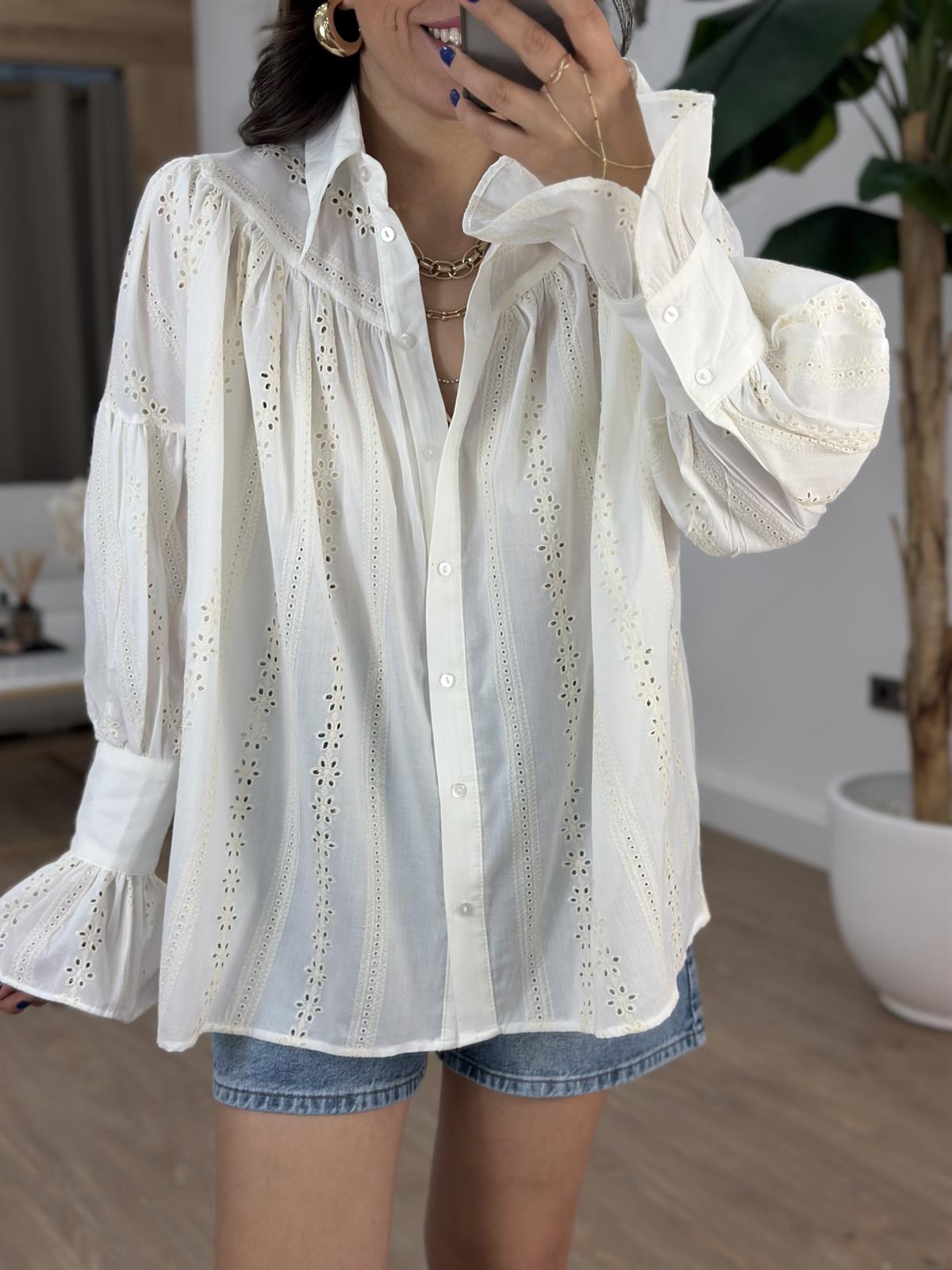 Kolları Bağlamalı Tasarım Fisto Gömlek