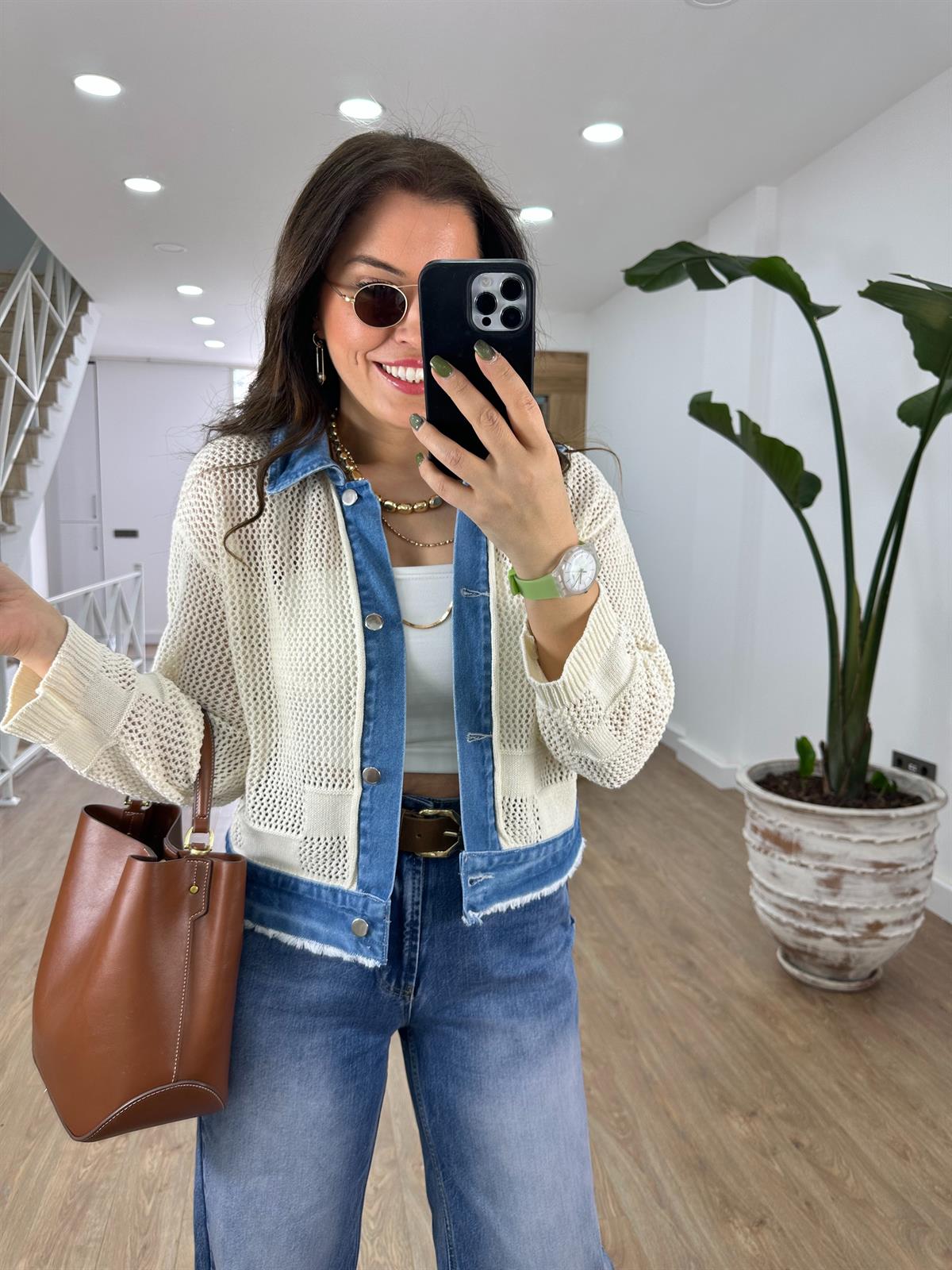 Kot Garnili Triko Ceket