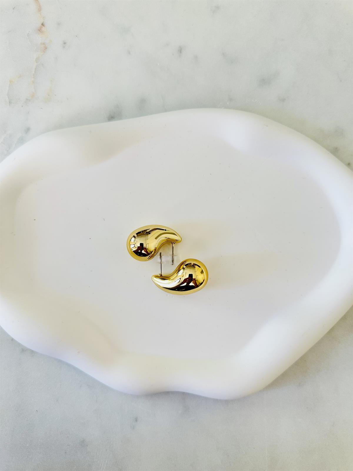 Küçük Damla Gold Küpe