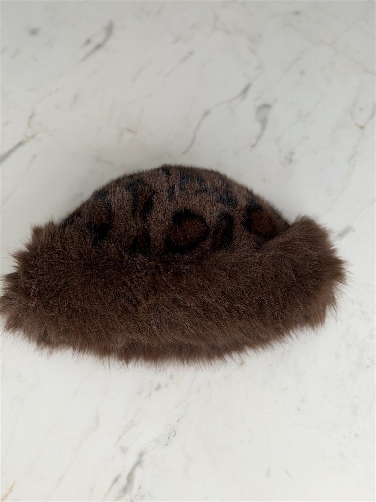 Kürklü Leopar Şapka