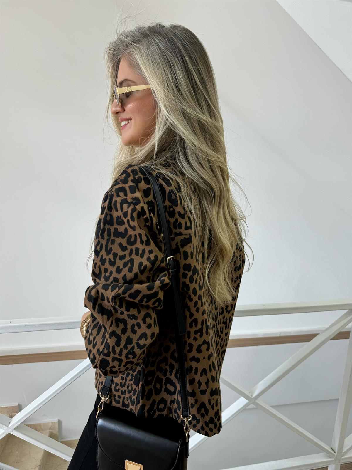 Leopar Cepli Ceket 
