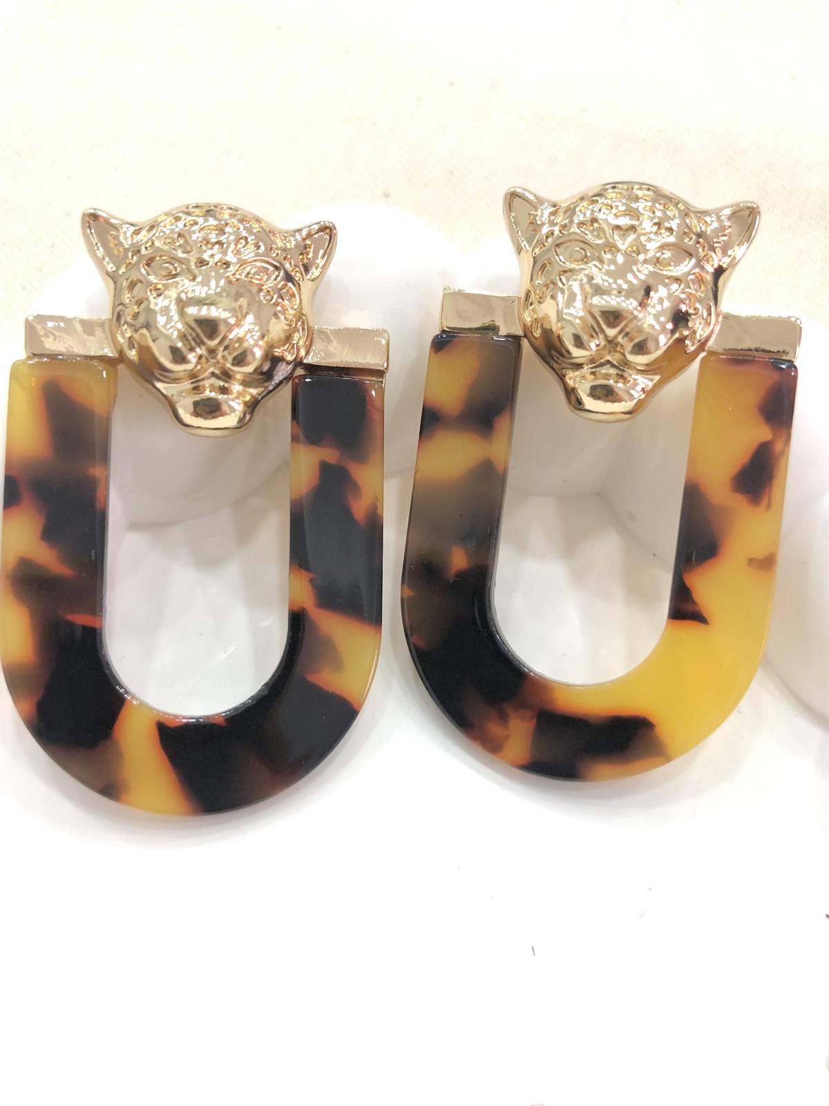 Leopar Tasarım Marka Model Küpe
