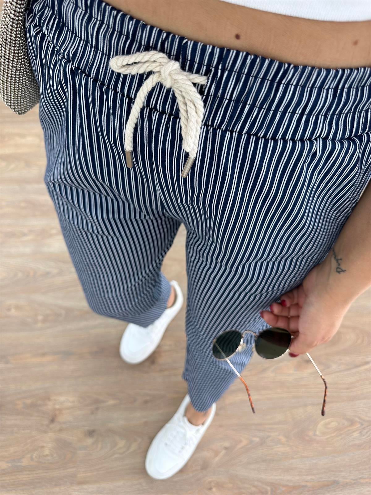 Likralı Gabardin Pantolon