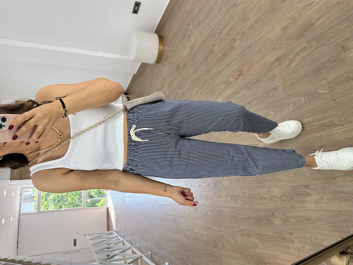 Likralı Gabardin Pantolon