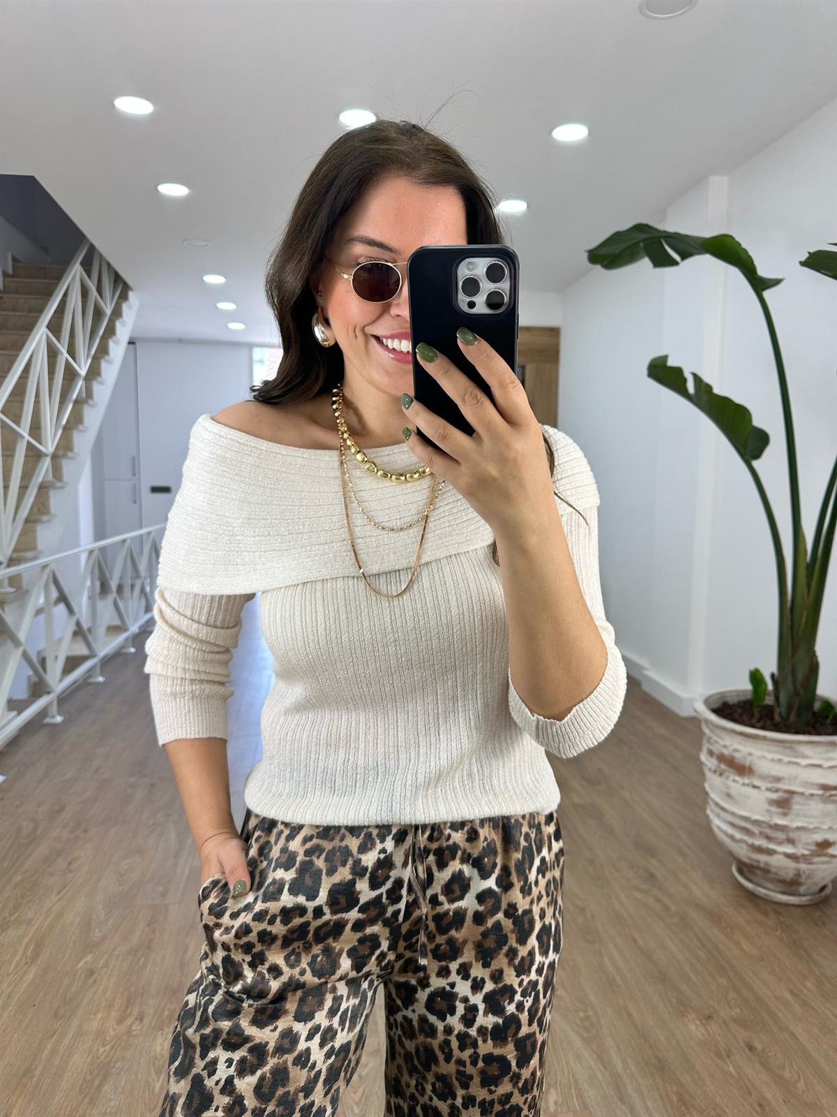 Madonna Yaka Merserize Triko-Krem