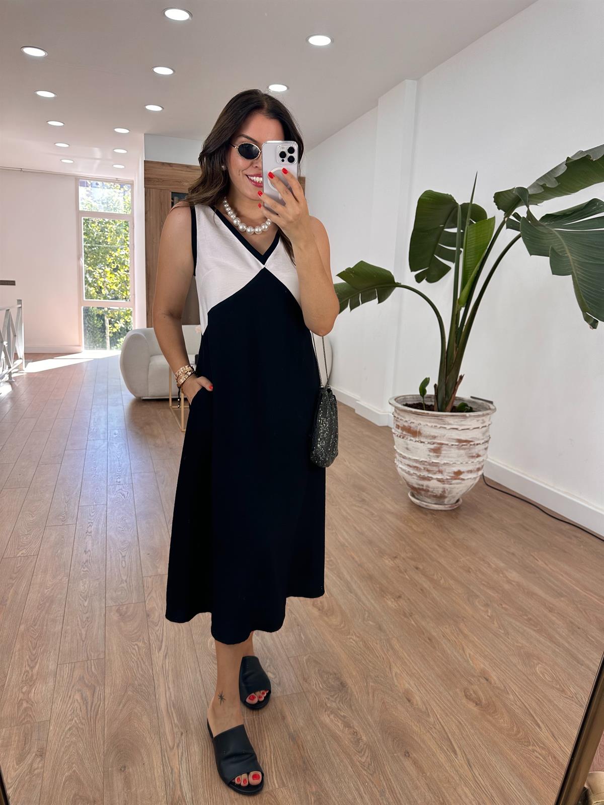 Marka Model Cepli Viskon Elbise