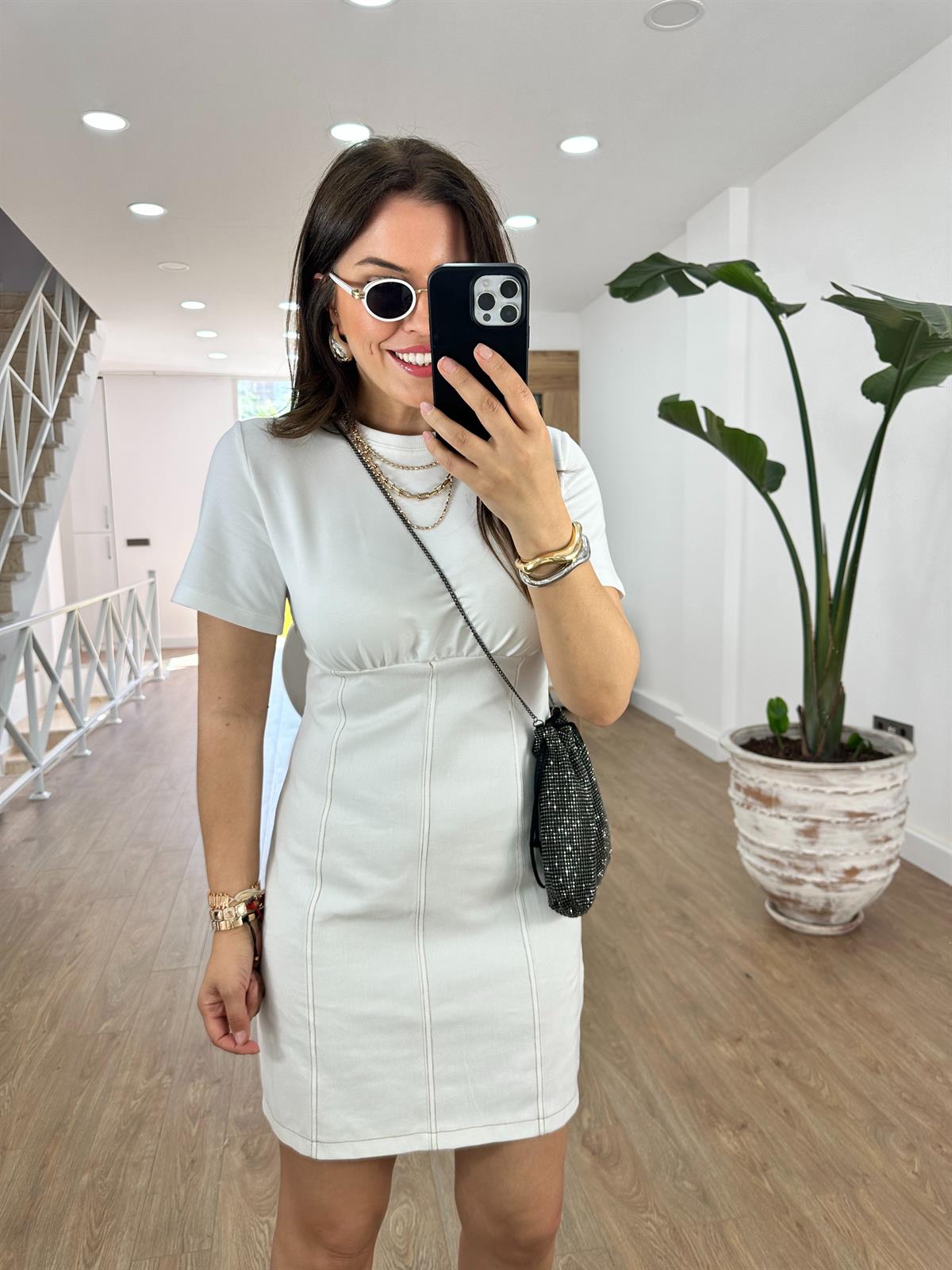 Marka Model Denim Garnili Elbise