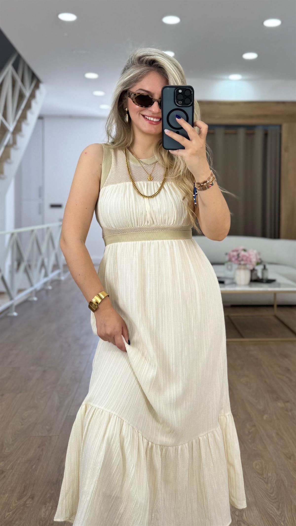 Marka Model File Detaylı Elbise