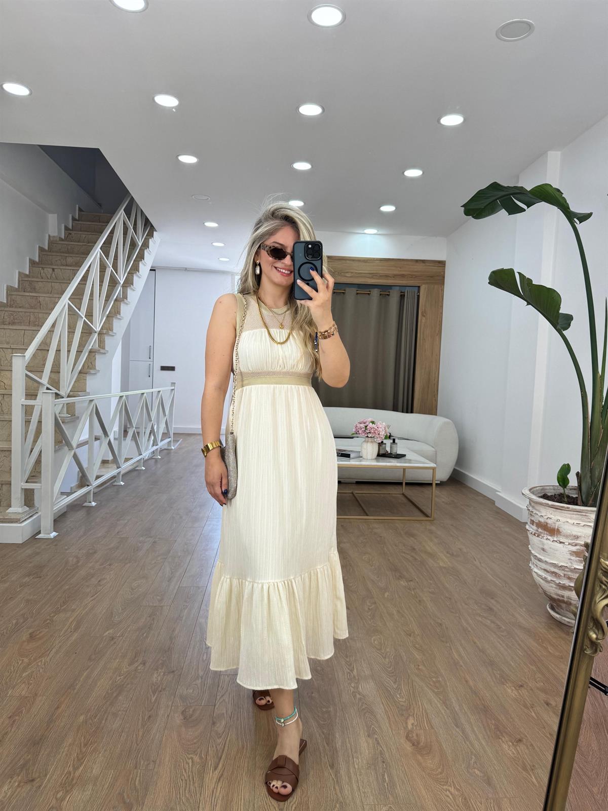 Marka Model File Detaylı Elbise