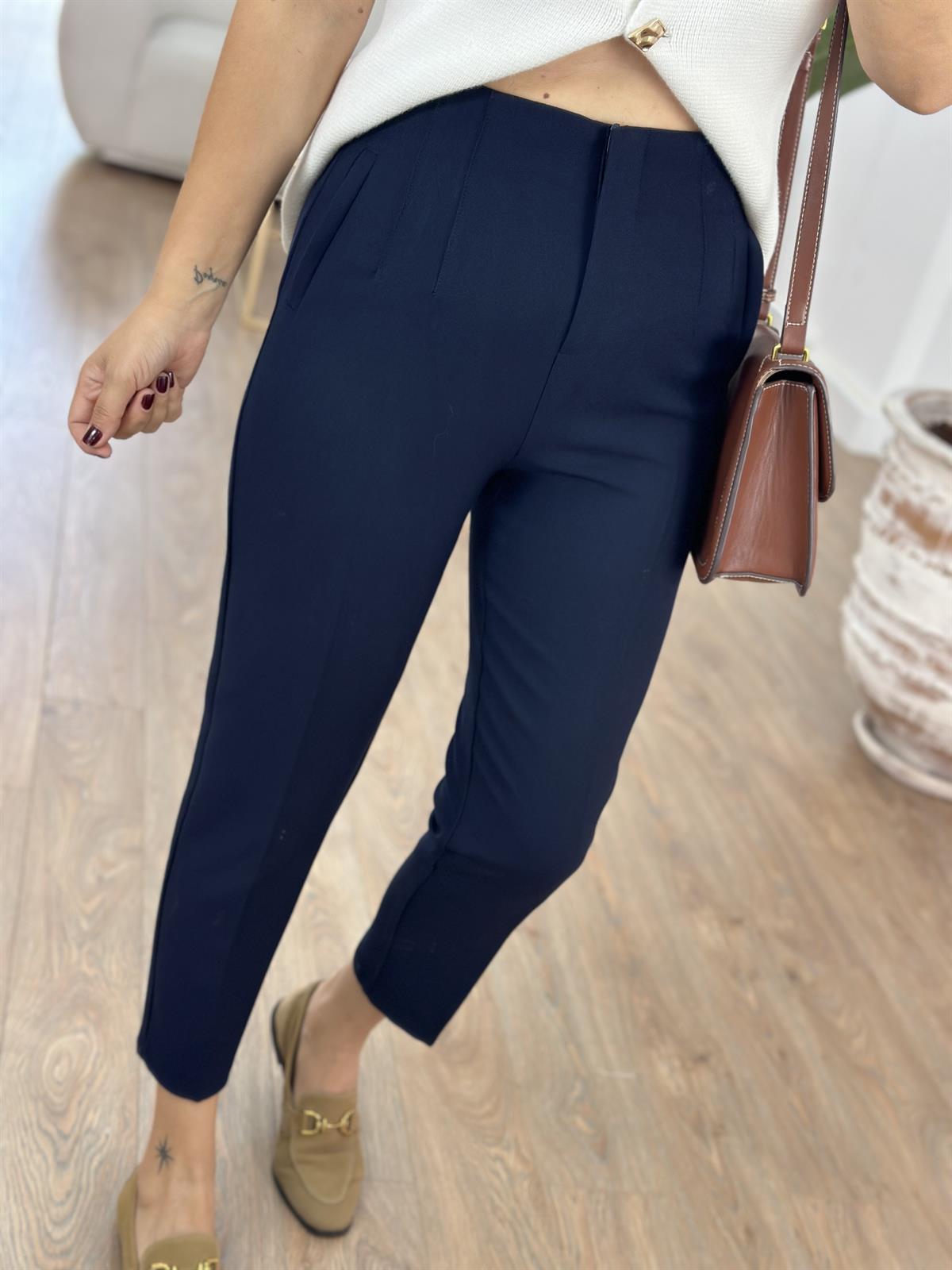 Marka Model Flatolu Pantolon - Lacivert