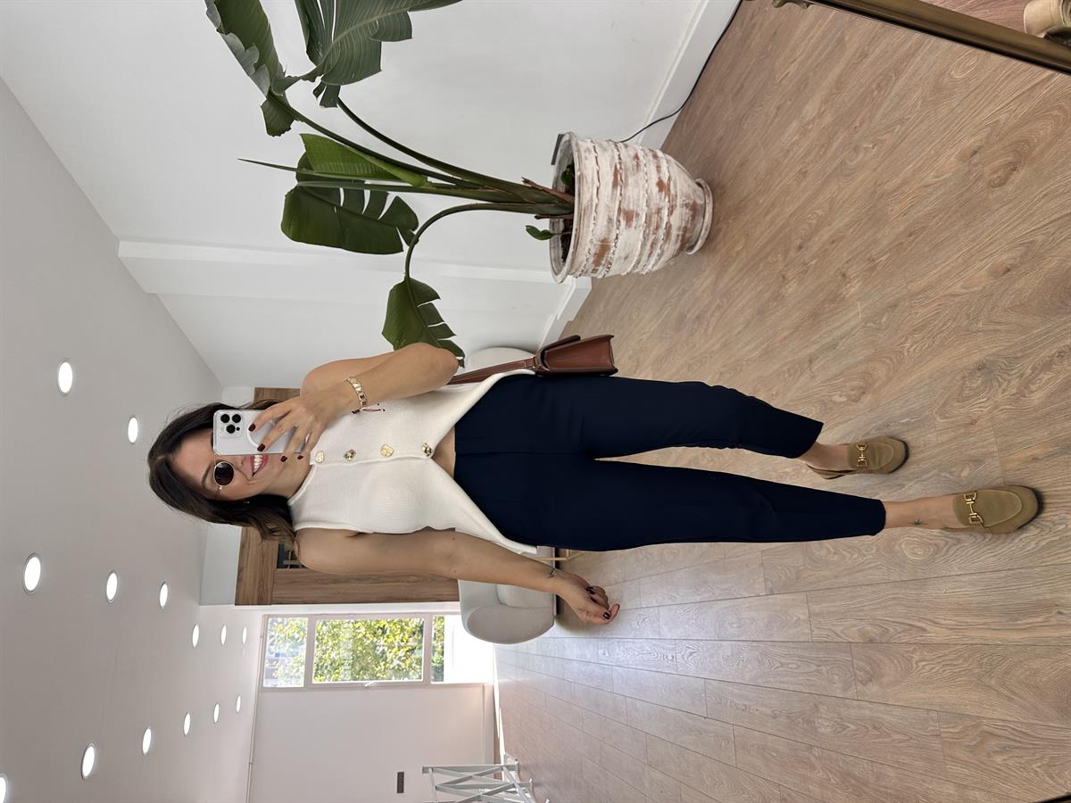 Marka Model Flatolu Pantolon - Lacivert