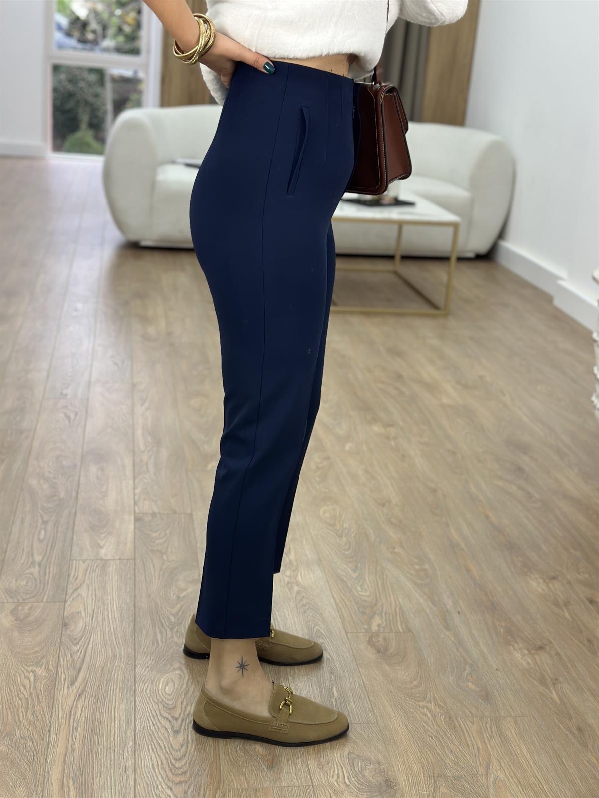 Marka Model Flatolu Pantolon - Lacivert