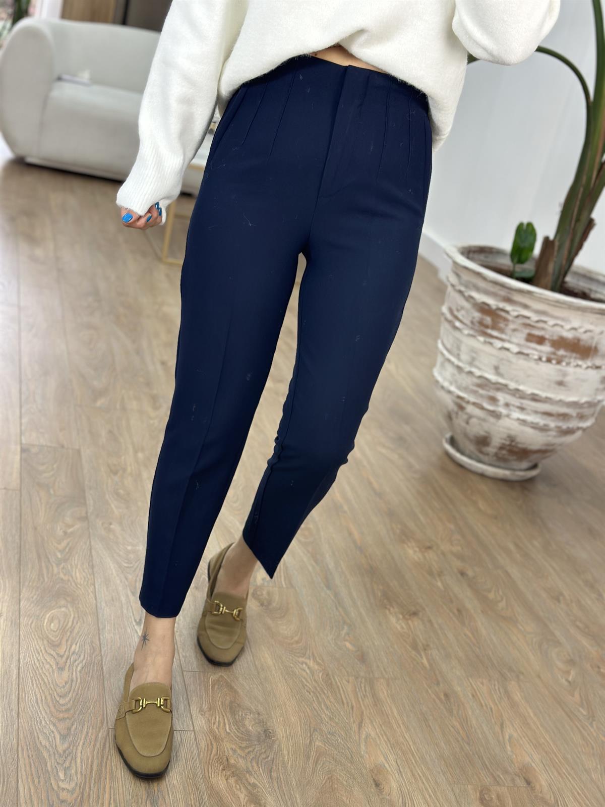 Marka Model Lacivert Flatolu Pantolon