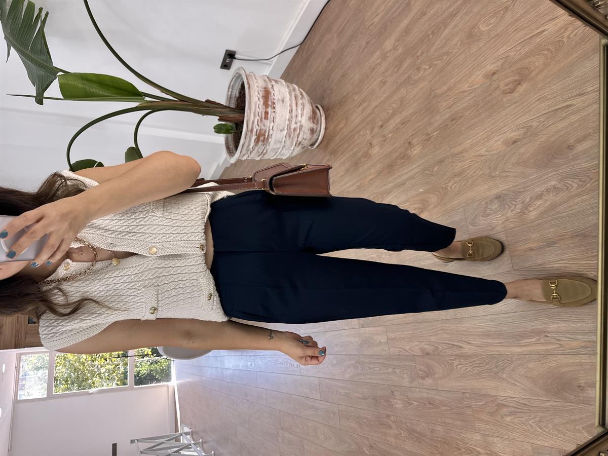 Marka Model Flatolu Pantolon - Lacivert