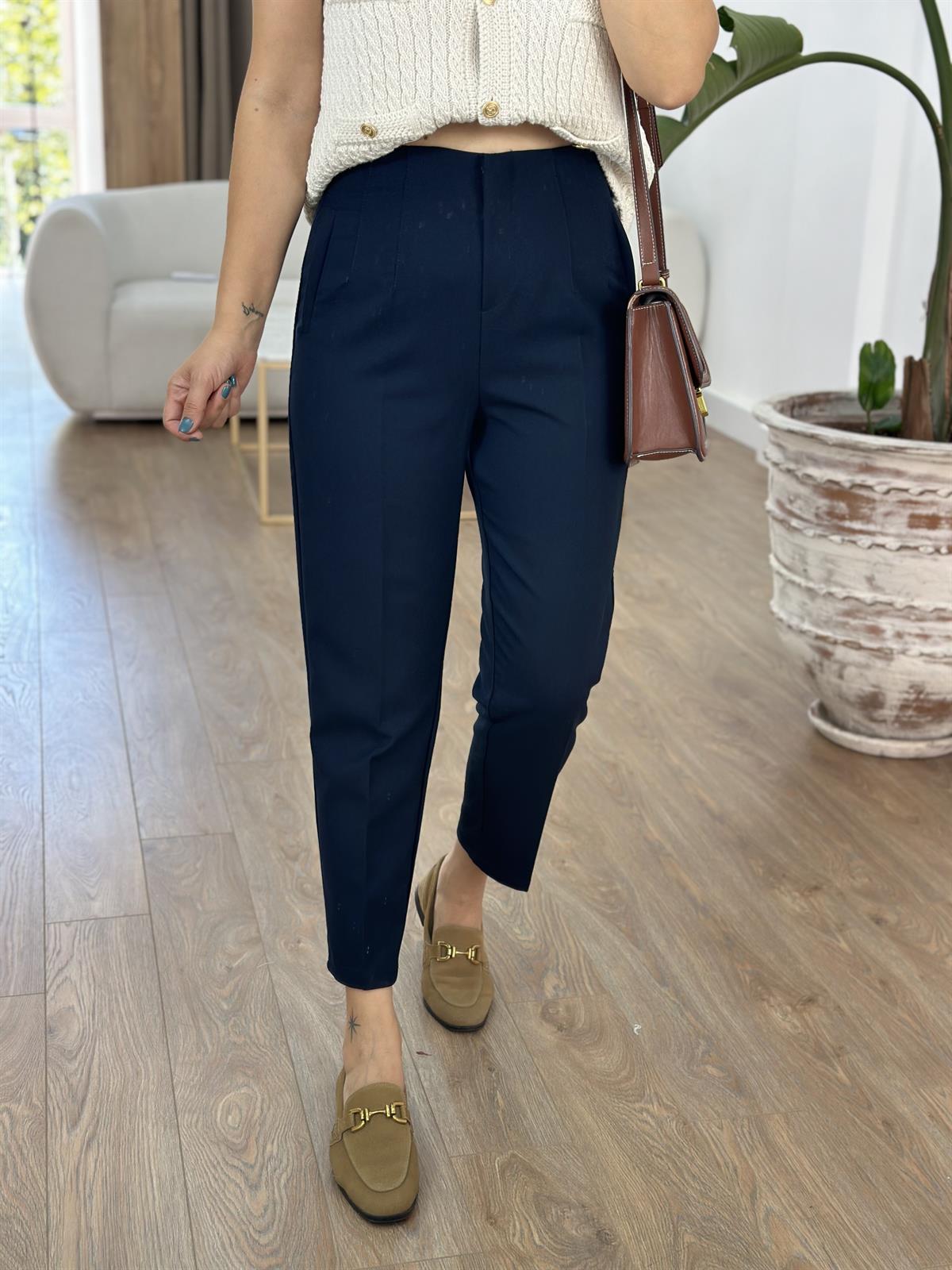 Marka Model Flatolu Pantolon - Lacivert