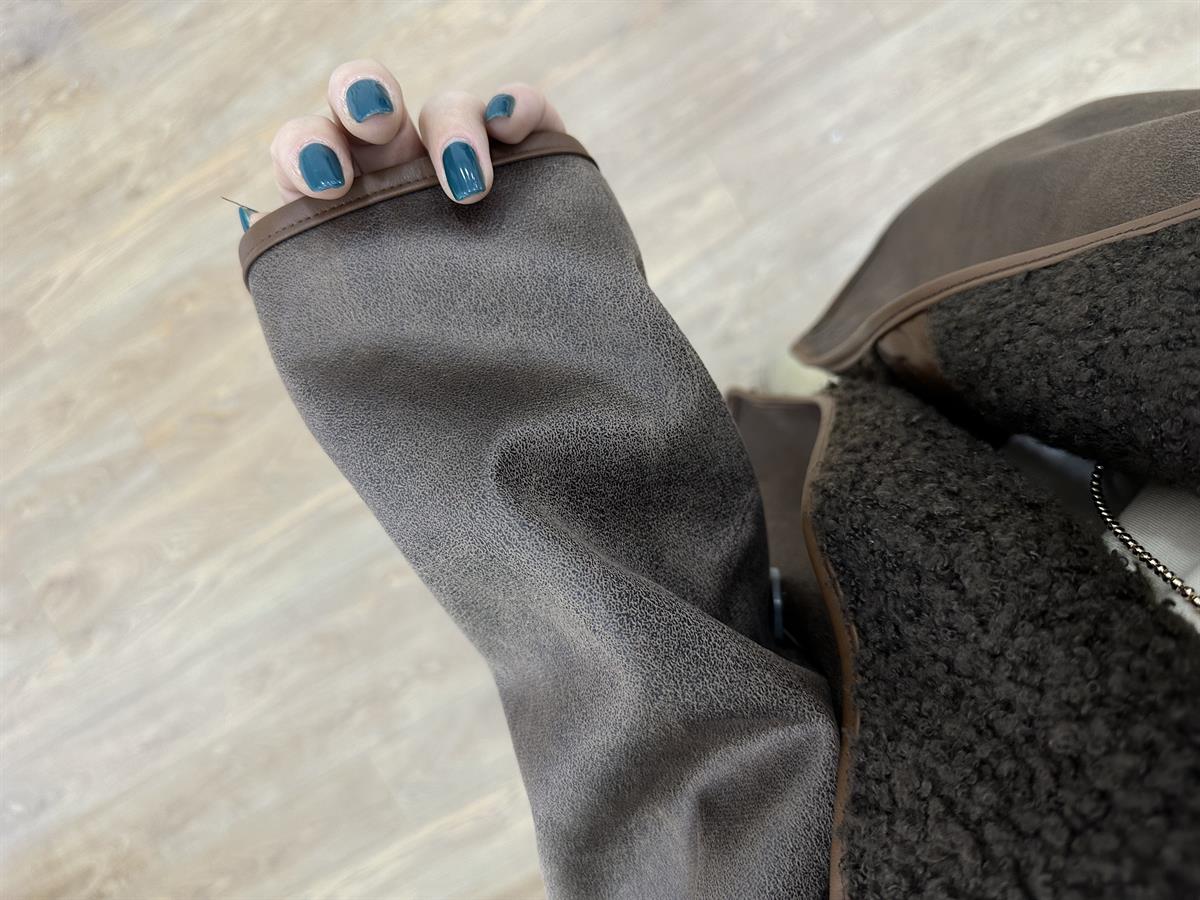 Marka Model İçerisi Buklet Deri Mont