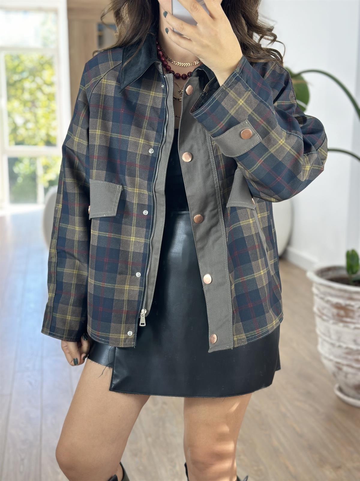 Marka Model Kadife Yaka Premium Mont