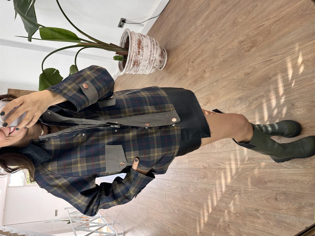 Marka Model Kadife Yaka Premium Mont