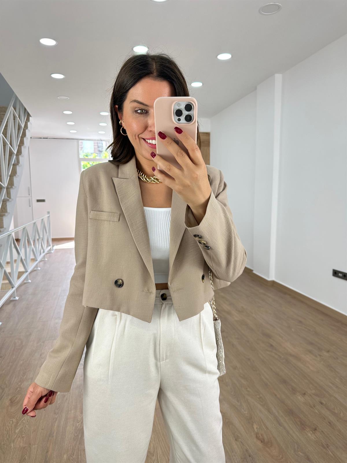 Marka Model Keten Ceket-Camel