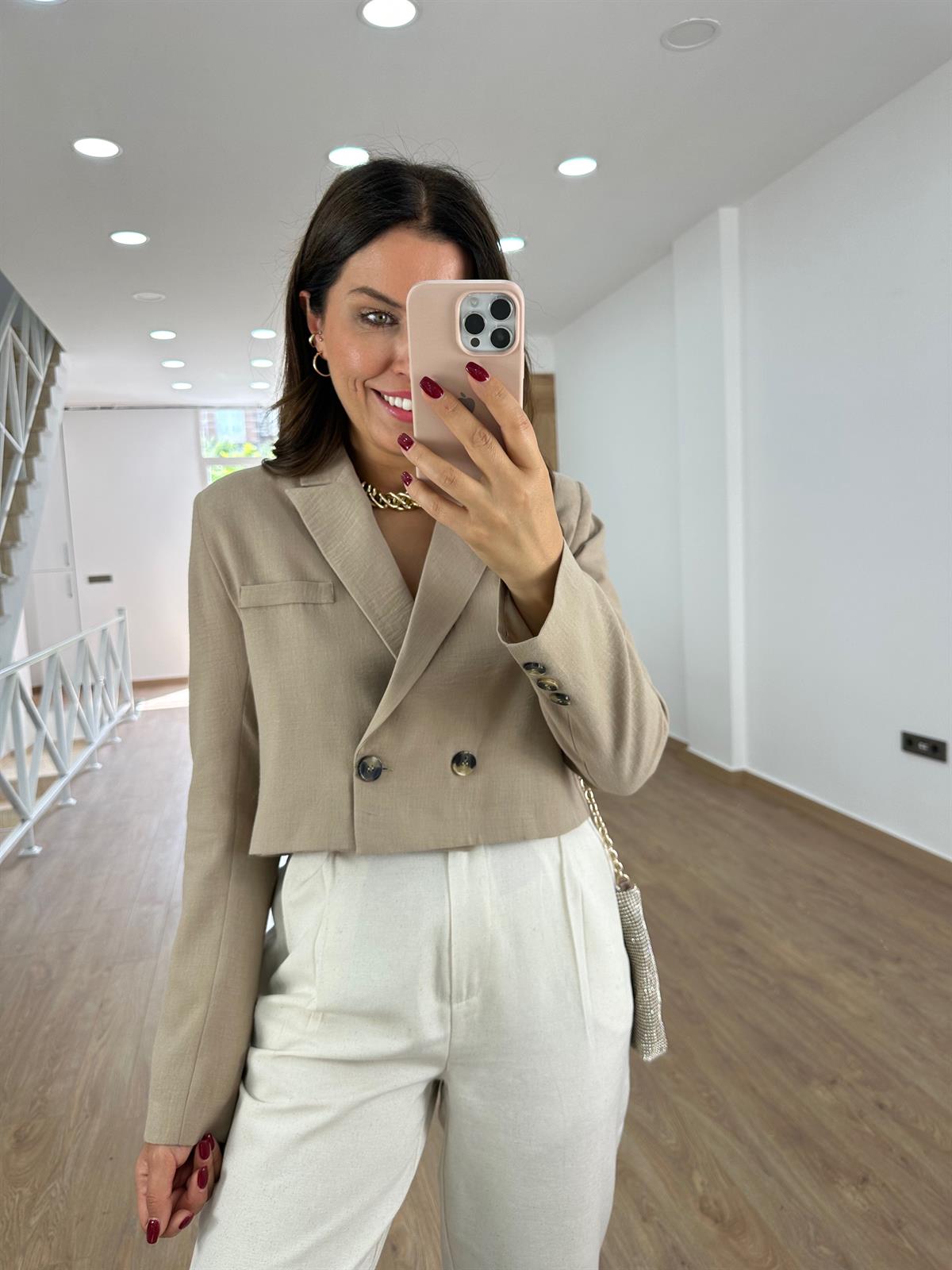 Marka Model Keten Ceket-Camel