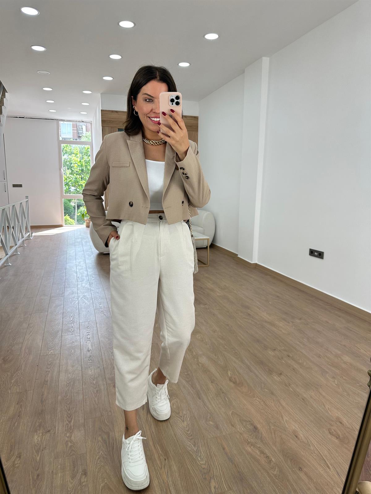 Marka Model Keten Ceket-Camel