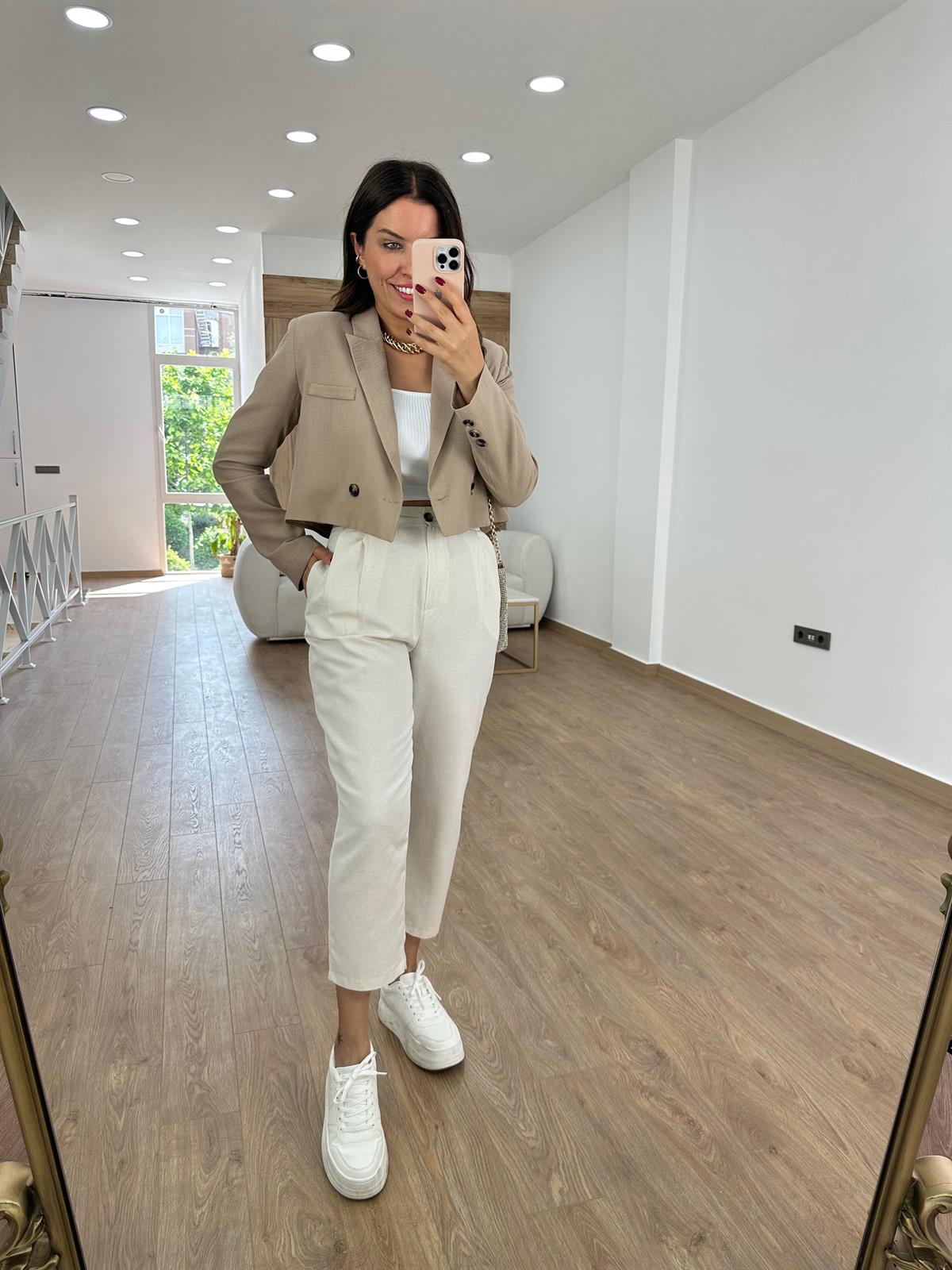 Marka Model Keten Ceket-Camel