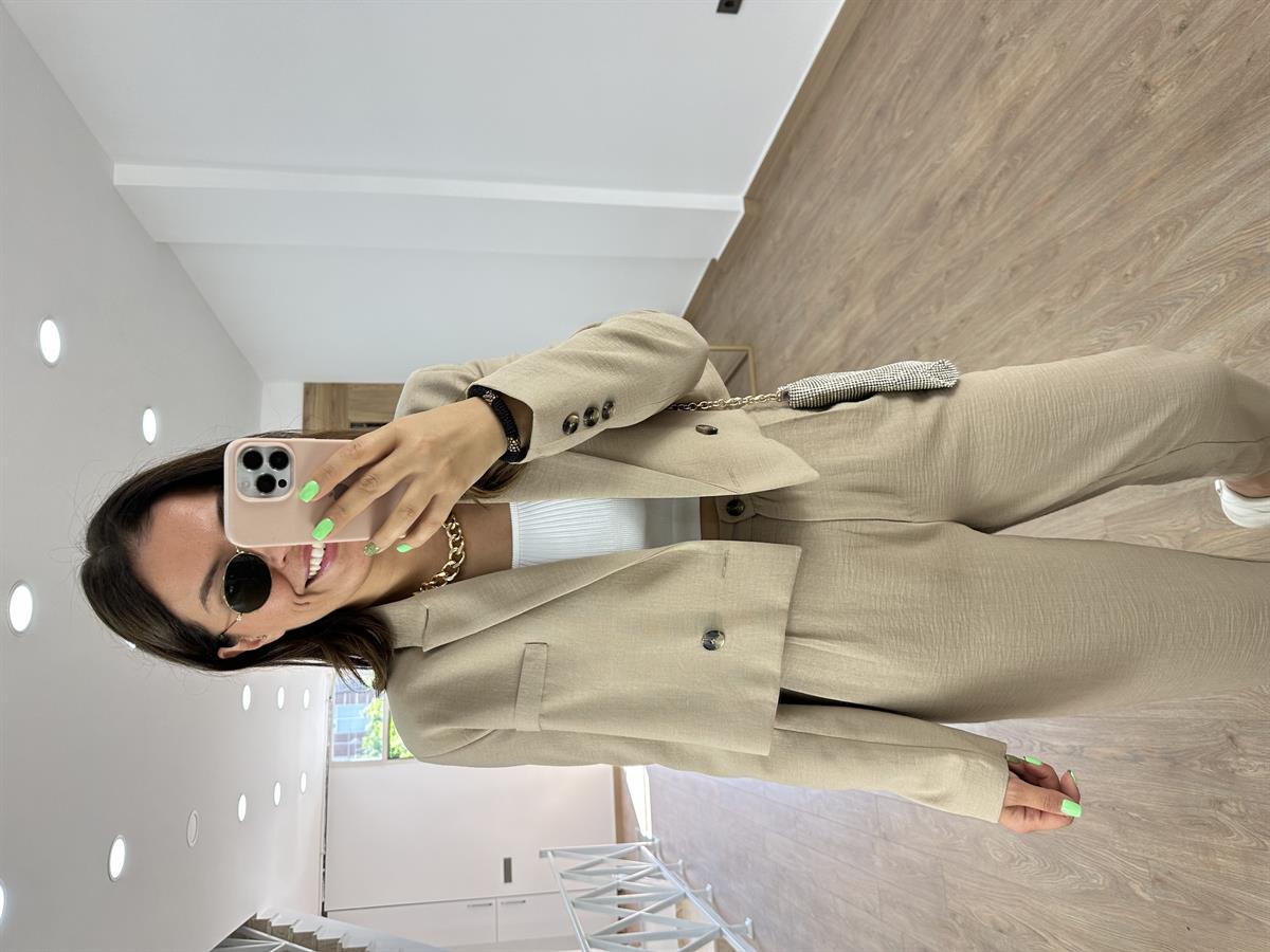 Marka Model Kısa Ceketli Takım-Camel