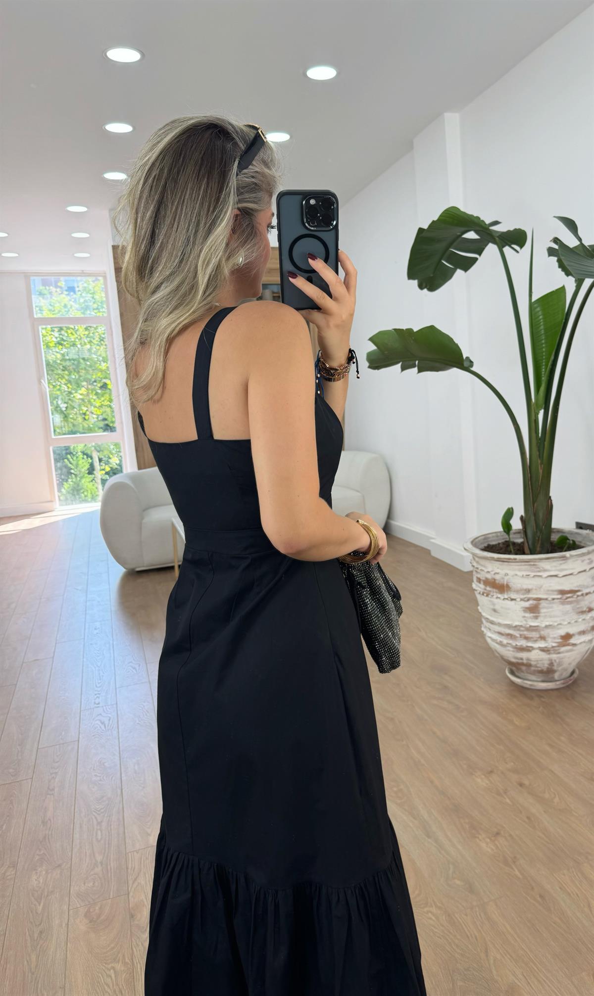 Marka Model Kuş Gözlü Poplin Elbise