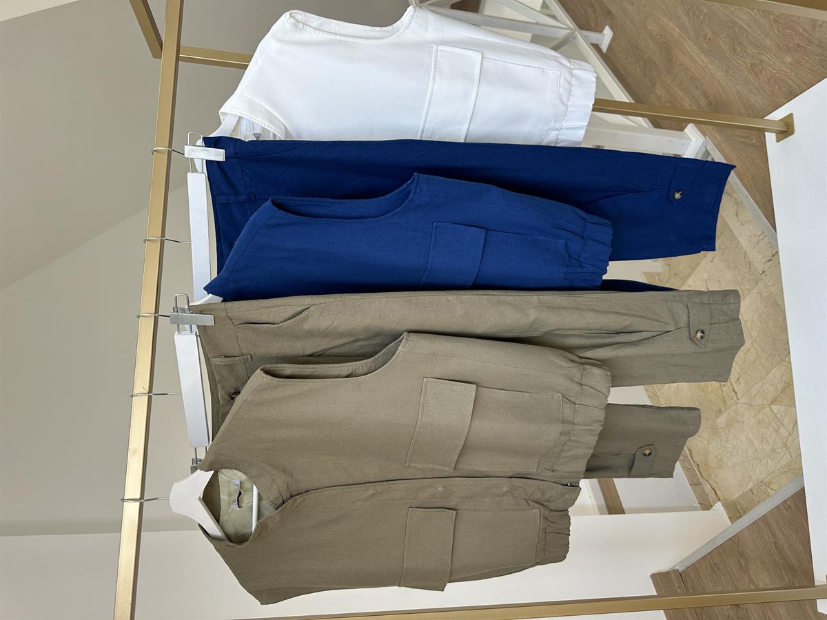 Marka Model Önü Çıtçıtlı Yelek-Lacivert