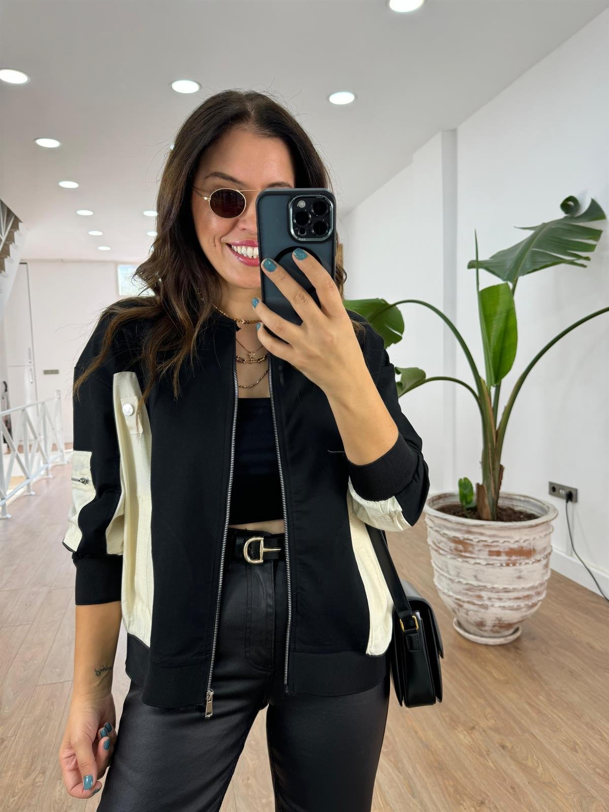 Marka Model Paraşüt Garnili Sweatshirt 