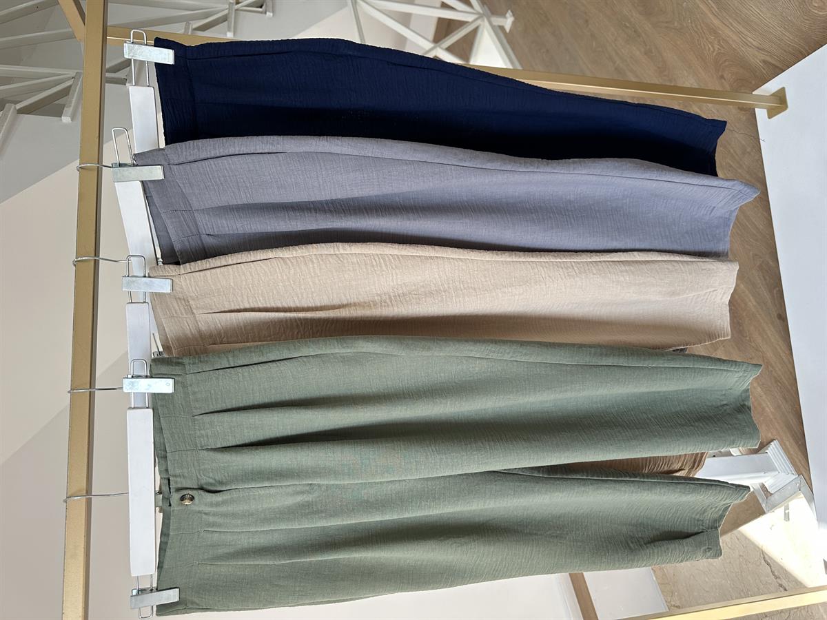 Marka Model Pensli Pantolon-Camel