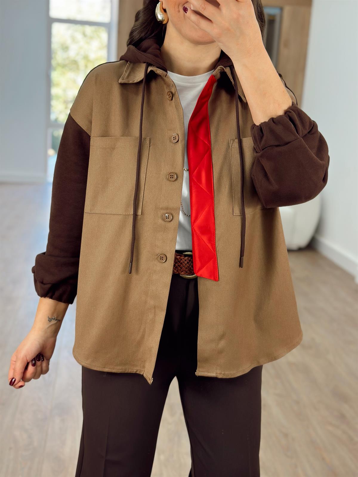 Marka Model Tasarım Gabardin Ceket