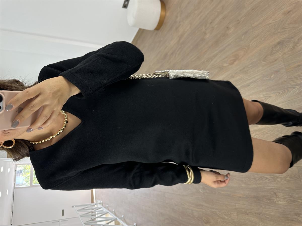 Marka Model Vatkalı Kaşe Elbise