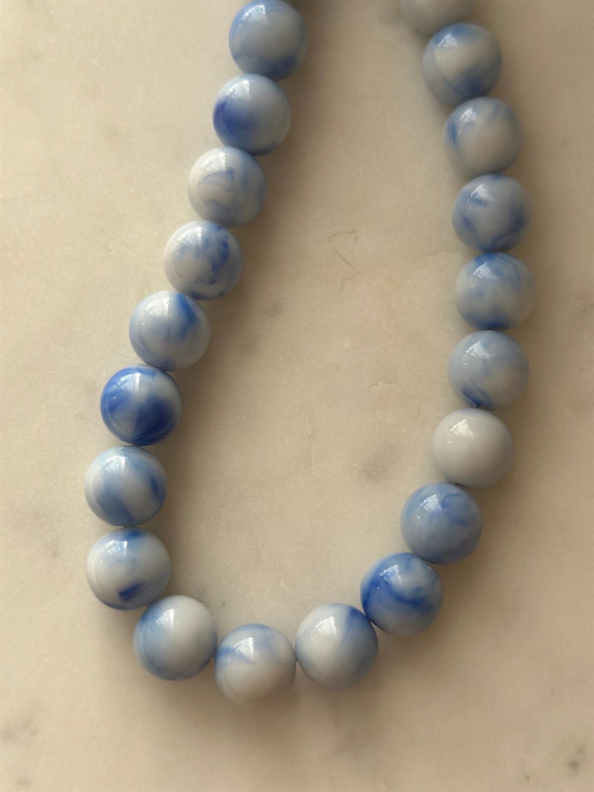 Mavi Boncuk Tasarım Kolye