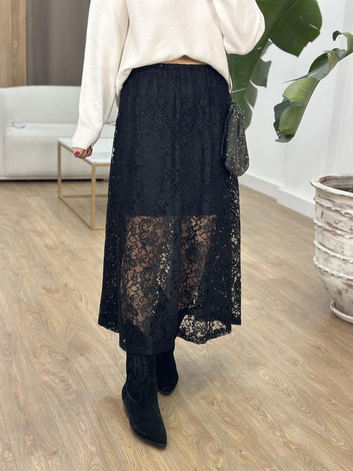 Midi Boy Dantel Etek 