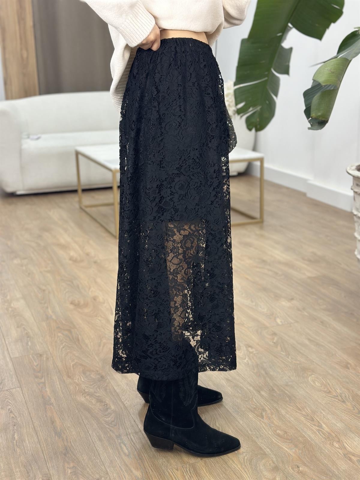 Midi Boy Dantel Etek 