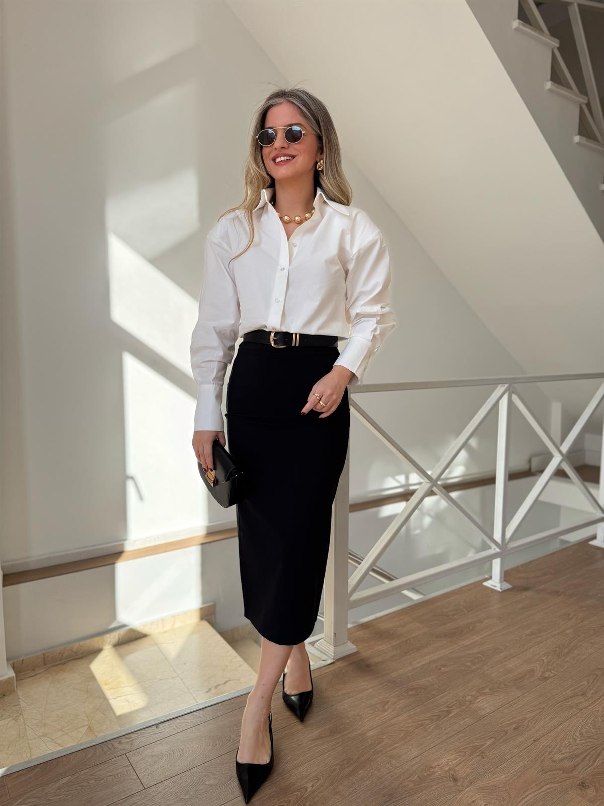 Midi Boy Kalem Etek - Siyah